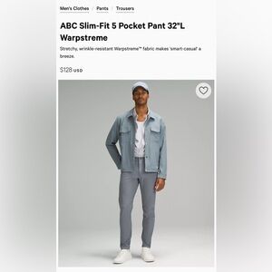 Men’s Lululemon ABC Pant Slim